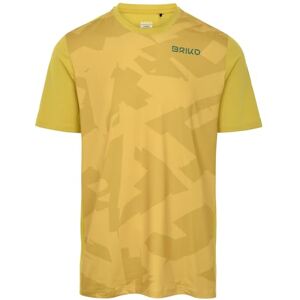 Briko Adventure Camo Jersey T-shirt för män, Gröna oliv, S Briko Adventure Camo Jersey T-shirt för män, Gröna oliv, S