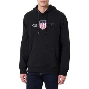 GANT Herr Reg Archive Shield Hoodie Huvtröja, svart, L GANT Herr Reg Archive Shield Hoodie Huvtröja, svart, L