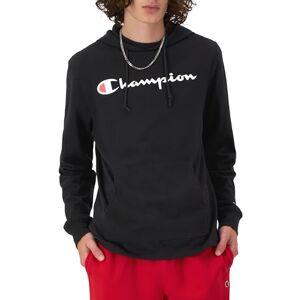Champion Herr medelvikt huvtröja sweatshirt med huva, Svart, M Champion Herr medelvikt huvtröja sweatshirt med huva, Svart, M
