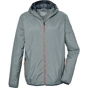 Killtec funktionell jacka för män, vattentät/regnjacka med huva, packbar KOS 112 MN JCKT, blågrå, 3XL, 42957-000 Killtec funktionell jacka för män, vattentät/regnjacka med huva, packbar KOS 112 MN JCKT, blågrå, 3XL, 42957-000