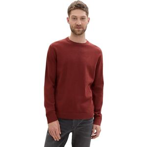TOM TAILOR herr 1039805 tröja, 35676 – Vinröd melerad, S TOM TAILOR herr 1039805 tröja, 35676 – Vinröd melerad, S