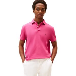 Tommy Hilfiger Shorts ärm polotröjor i normal passform med stretch och ekologisk pique bomull normal passform kortärmad polo med stretch och ekologisk pikébomull för män (set om 1), Trendig fuchsia, L Tommy Hilfiger Shorts ärm polotröjor i normal passform med stretch och ekologisk pique bomull normal passform kortärmad polo med stretch och ekologisk pikébomull för män (set om 1), Trendig fuchsia, L