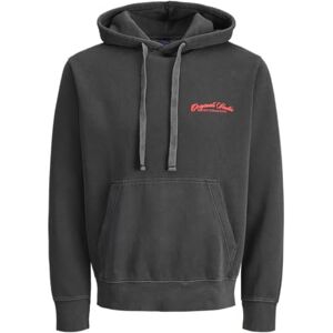 JACK & JONES Jorinwood Wash Sweat Hood, svart, XL JACK & JONES Jorinwood Wash Sweat Hood, svart, XL
