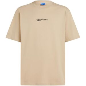 KARL LAGERFELD JEANS , män, normal rygg Frame Tee Regular Fit, Pale Khaki, XL KARL LAGERFELD JEANS , män, normal rygg Frame Tee Regular Fit, Pale Khaki, XL