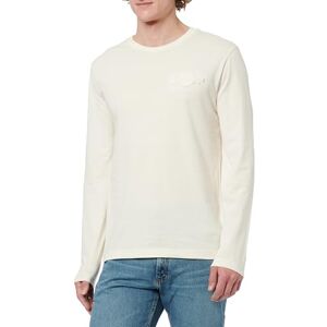 GANT REG Tonal Shield LS T-shirt, Vit, M GANT REG Tonal Shield LS T-shirt, Vit, M