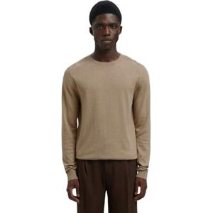 SELECTED MEN Slhberg Crew Neck Noos, Savannah Tan, M SELECTED MEN Slhberg Crew Neck Noos, Savannah Tan, M