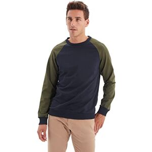 Trendyol Sweatshirt Marinblå Vanlig, marinblå, XXL Trendyol Sweatshirt Marinblå Vanlig, marinblå, XXL