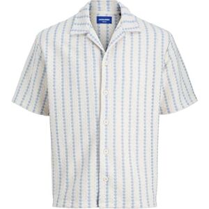 JACK & JONES Jorgramercy Jersey Ss Resort skjorta, Skyway, M JACK & JONES Jorgramercy Jersey Ss Resort skjorta, Skyway, M
