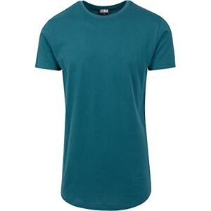 Urban Classics herr T-tröja Shaped Long Tee, Turkos (grön), L Urban Classics herr T-tröja Shaped Long Tee, Turkos (grön), L