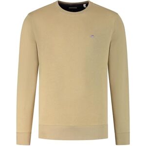 GANT REG sköld C-Neck Sweat, Trä beige, XL GANT REG sköld C-Neck Sweat, Trä beige, XL