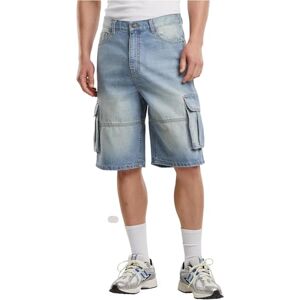 Urban Classics Relaxed Denim Cargo Shorts, Ny ljusblå smutsig tvättad, 30 Urban Classics Relaxed Denim Cargo Shorts, Ny ljusblå smutsig tvättad, 30
