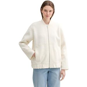 TOM TAILOR Denim dam blazer, 35880 Light Cream Beige Boucle, XXL TOM TAILOR Denim dam blazer, 35880 Light Cream Beige Boucle, XXL