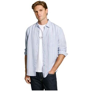 Pepe Jeans herr ALPHONSO skjorta, blå (ljus lames blå), M, Blå (ljus Themsblå), M Pepe Jeans herr ALPHONSO skjorta, blå (ljus lames blå), M, Blå (ljus Themsblå), M