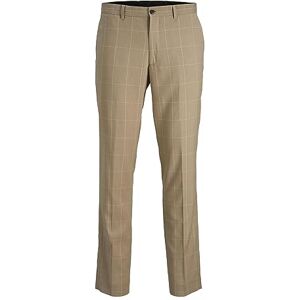 JACK & JONES Jprfranco Check Byxor för män, Curds & Whey/Kontroller: supersmal passform, 46 SE JACK & JONES Jprfranco Check Byxor för män, Curds & Whey/Kontroller: supersmal passform, 46 SE
