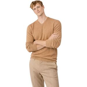 State Cashmere Men's Essential V-Neck Sweater 100% Pure Cashmere Classic Long Sleeve Pullover (Camel, Large) State Cashmere Men's Essential V-Neck Sweater 100% Pure Cashmere Classic Long Sleeve Pullover (Camel, Large)