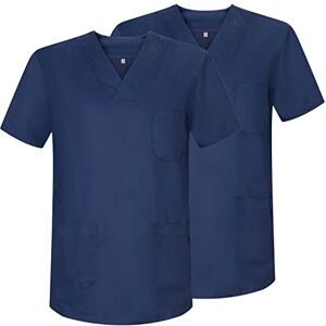 MISEMIYA Pack 2 st. Sanitär Casaca Unisex Sanitära uniformer Uniform Sanitär Uniform MEDICOS Ref.817 * 2, Marinblå 21, XXL MISEMIYA Pack 2 st. Sanitär Casaca Unisex Sanitära uniformer Uniform Sanitär Uniform MEDICOS Ref.817 * 2, Marinblå 21, XXL