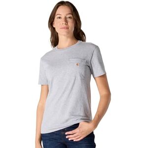Carhartt K87, bred, tung kortärmad t-shirt med ficka, Ljunggrå, M Carhartt K87, bred, tung kortärmad t-shirt med ficka, Ljunggrå, M