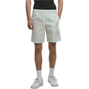 Urban Classics Herrshorts, Basic Seersucker shorts, korta träningsbyxor för män, med dragsko, 100% bomull, storlekar S–XXL, Frostmint, 5XL Urban Classics Herrshorts, Basic Seersucker shorts, korta träningsbyxor för män, med dragsko, 100% bomull, storlekar S–XXL, Frostmint, 5XL