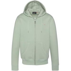 Schott NYC Huvtröja med dragkedja med Schott-broderi, SWCASUAL3, Färg: grön, M Schott NYC Huvtröja med dragkedja med Schott-broderi, SWCASUAL3, Färg: grön, M