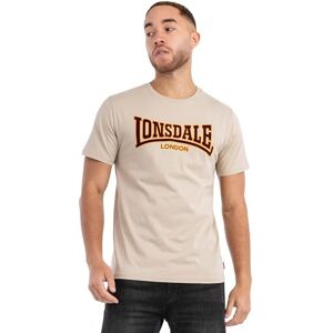 Lonsdale Långärmad herr-t-shirt, klassisk slimfit, sand, 3XL Lonsdale Långärmad herr-t-shirt, klassisk slimfit, sand, 3XL