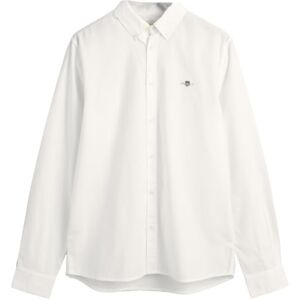GANT Unisex Shield Oxford Bd Shirt Shield Oxford BD skjorta (1-pack), Vit, 176 cm GANT Unisex Shield Oxford Bd Shirt Shield Oxford BD skjorta (1-pack), Vit, 176 cm