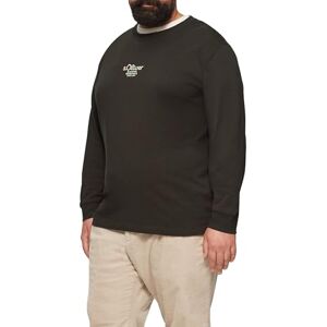 s.Oliver Långärmad skjorta med logotyp, 89d1, 3XL s.Oliver Långärmad skjorta med logotyp, 89d1, 3XL