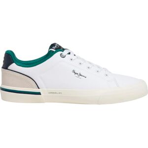 Pepe Jeans herr Kenton Campus M Sneak, vit (Off White), 10 UK Pepe Jeans herr Kenton Campus M Sneak, vit (Off White), 10 UK