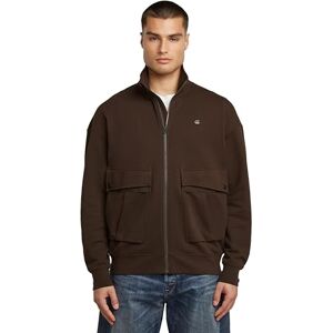 G-STAR 8719965012981 Rovic Full Zip Loose Sw, Brun (Deep Brown D27078-e209-a926), XL G-STAR 8719965012981 Rovic Full Zip Loose Sw, Brun (Deep Brown D27078-e209-a926), XL