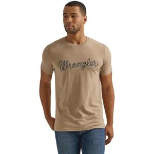 Wrangler herr western rund hals kortärmad t-shirt, Trenchcoat ljung, XL Wrangler herr western rund hals kortärmad t-shirt, Trenchcoat ljung, XL