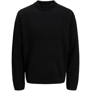 JACK & JONES Jjeurban Jack Knit Crew Neck Sn, svart, S JACK & JONES Jjeurban Jack Knit Crew Neck Sn, svart, S