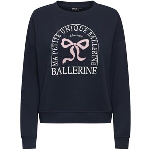 ONLY Onlsweat Life L/S Crew O.Size State Noos, natthimmel, XL ONLY Onlsweat Life L/S Crew O.Size State Noos, natthimmel, XL