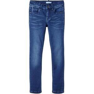 NAME IT Flickor Nkmtheo Dnmclas Pant Noos byxor, Mörkblå denim, 158 cm NAME IT Flickor Nkmtheo Dnmclas Pant Noos byxor, Mörkblå denim, 158 cm