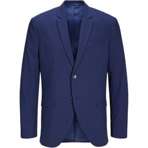 JACK & JONES JACK&JONES Jprbushwick Harry Blazer Slim Fit, Medelhavsblå/passform: smal passform, 48 JACK & JONES JACK&JONES Jprbushwick Harry Blazer Slim Fit, Medelhavsblå/passform: smal passform, 48
