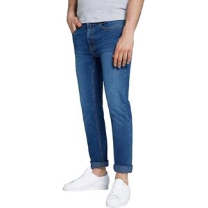 STHUGE Herr modern passform jeans, Blå denim, 38W x 32L STHUGE Herr modern passform jeans, Blå denim, 38W x 32L