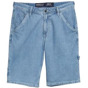 TOM TAILOR Denim Bermuda jeans för män, 10113 – Clean Mid Stone Blue Denim, L TOM TAILOR Denim Bermuda jeans för män, 10113 – Clean Mid Stone Blue Denim, L