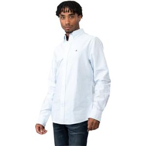 GANT Slim Oxford Banker Stripe Shirt Slim Oxford Banker Stripe Shirt herr, Ljusblå, L GANT Slim Oxford Banker Stripe Shirt Slim Oxford Banker Stripe Shirt herr, Ljusblå, L