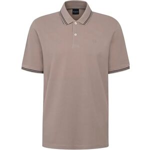 bugatti Pikétröja för män, basic, kortärmad, modern passform, 50-beige, S bugatti Pikétröja för män, basic, kortärmad, modern passform, 50-beige, S