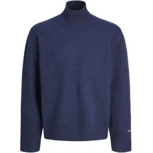 JACK & JONES Jornorrebro Knit High Neck, Ocean Cavern, M JACK & JONES Jornorrebro Knit High Neck, Ocean Cavern, M