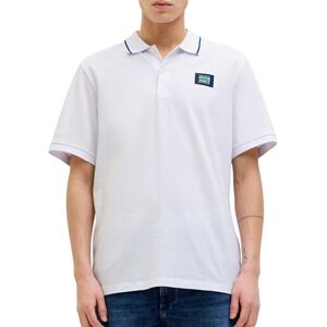 JACK & JONES Jjhudson Polo Ss, Vit, L JACK & JONES Jjhudson Polo Ss, Vit, L