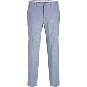JACK & JONES Herr kostymbyxor JPRRIVIERA Slim Fit kostymbyxor, blå, 46 JACK & JONES Herr kostymbyxor JPRRIVIERA Slim Fit kostymbyxor, blå, 46