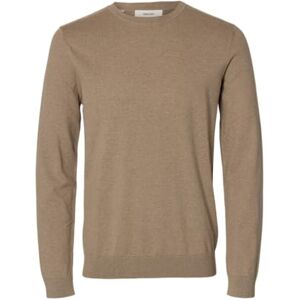 SELECTED FEMME SELECTED MEN Slhberg Crew Neck Noos, Savannah Tan, L SELECTED FEMME SELECTED MEN Slhberg Crew Neck Noos, Savannah Tan, L