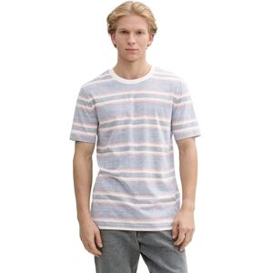 TOM TAILOR Denim T-shirt för män, 37523 – blå stora ränder, XL TOM TAILOR Denim T-shirt för män, 37523 – blå stora ränder, XL