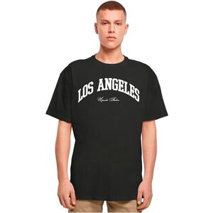 herr L.A. College Oversize Tee M svart, svart, M herr L.A. College Oversize Tee M svart, svart, M