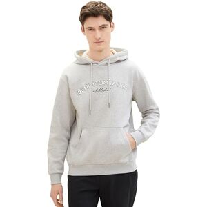 TOM TAILOR Denim Sweatshirt för män, 15398 – ljussten grå melerad, L TOM TAILOR Denim Sweatshirt för män, 15398 – ljussten grå melerad, L