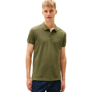 Tommy Jeans herr TJM Slim Placket Polo EXT DM0DM20676 S/S Polo, grön (mörkgrönska), XL, Grön (mörkgrönska), XL Tommy Jeans herr TJM Slim Placket Polo EXT DM0DM20676 S/S Polo, grön (mörkgrönska), XL, Grön (mörkgrönska), XL