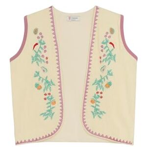 Noppies Flickor Gilet Neenah tröja, Beige/Huid P873, 104 Noppies Flickor Gilet Neenah tröja, Beige/Huid P873, 104