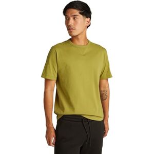 Calvin Jeans Badge Regular Tee J30j323484 T-shirt S/S, grön (Willow), 3XL Plus Män, Grön (willow), 3XL stor Calvin Jeans Badge Regular Tee J30j323484 T-shirt S/S, grön (Willow), 3XL Plus Män, Grön (willow), 3XL stor