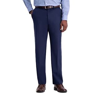 Haggar J.M. herr Jm hajlunga, utbyggbar midja, klassisk passform, kostymbyxor lediga byxor, blå, 40W / 29L Haggar J.M. herr Jm hajlunga, utbyggbar midja, klassisk passform, kostymbyxor lediga byxor, blå, 40W / 29L