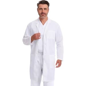 Dickies ' EDS professionella män & kvinnor scrubs labbrockar 40'' 83403', Vitt, XL Dickies ' EDS professionella män & kvinnor scrubs labbrockar 40'' 83403', Vitt, XL