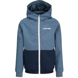JACK & JONES Jjerush Blocking Hood Bomber Noos Jnr, Blå Mirage, numeric_128 JACK & JONES Jjerush Blocking Hood Bomber Noos Jnr, Blå Mirage, numeric_128